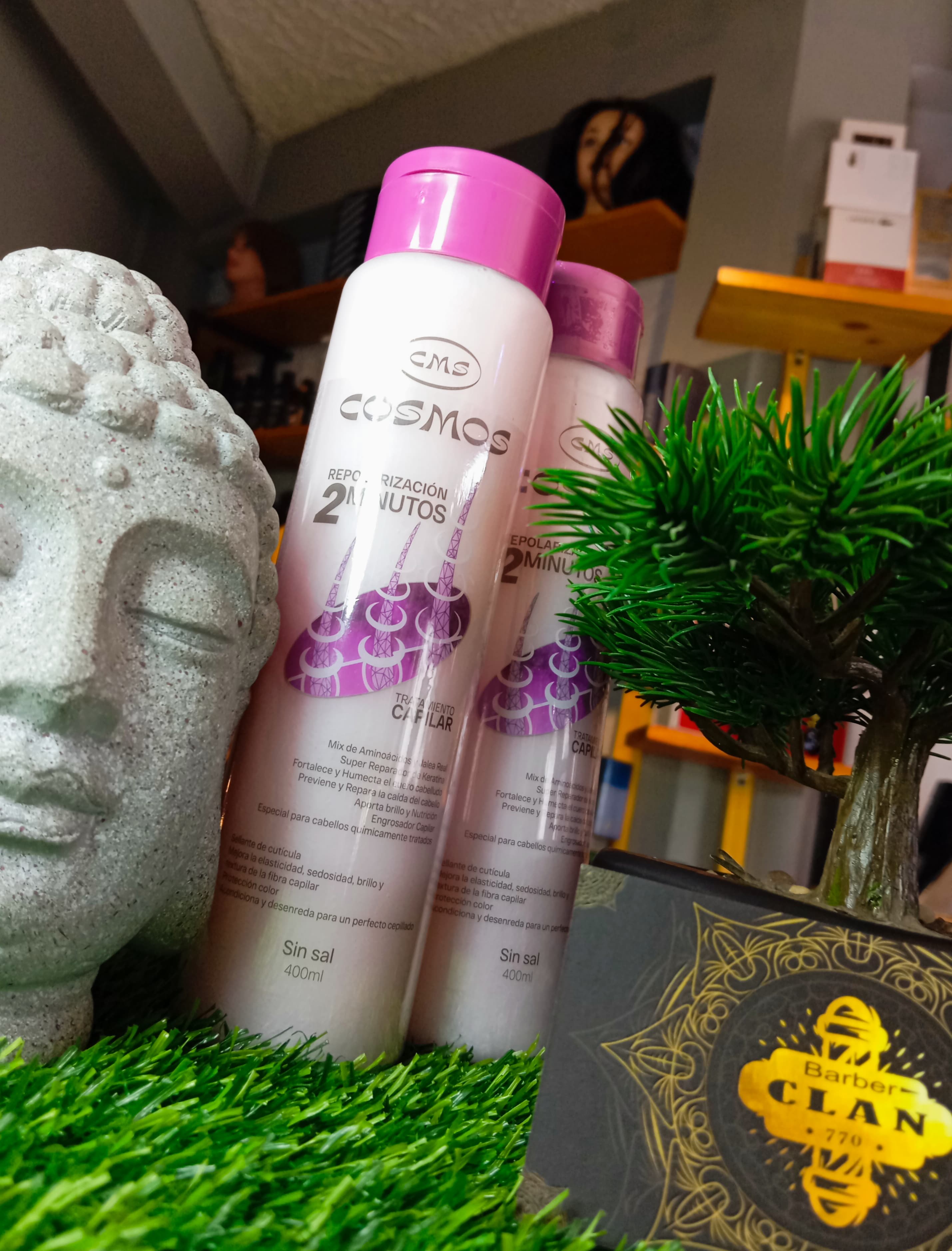 TRATAMIENTO REPOLARIZADOR COSMOS 2 MINUTOS CMS SHAMPOO Y CUIDADO DE EL CABELLO 7707710962491 - Tienda Barber Clan