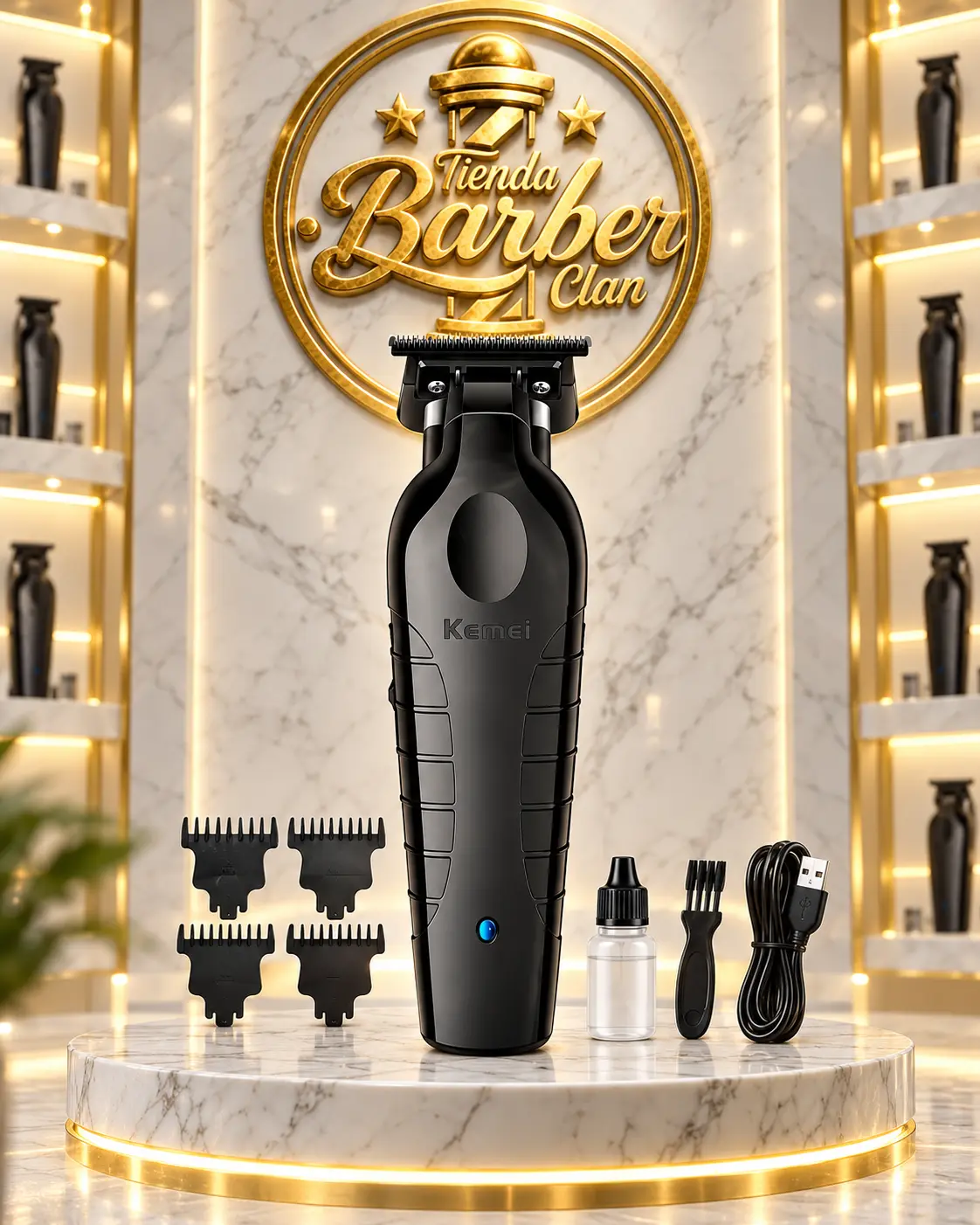 MAQ. PATILLERA KEMEI 2299 KEMEI MAQUINAS PATILLERAS 0322998 - Tienda Barber Clan