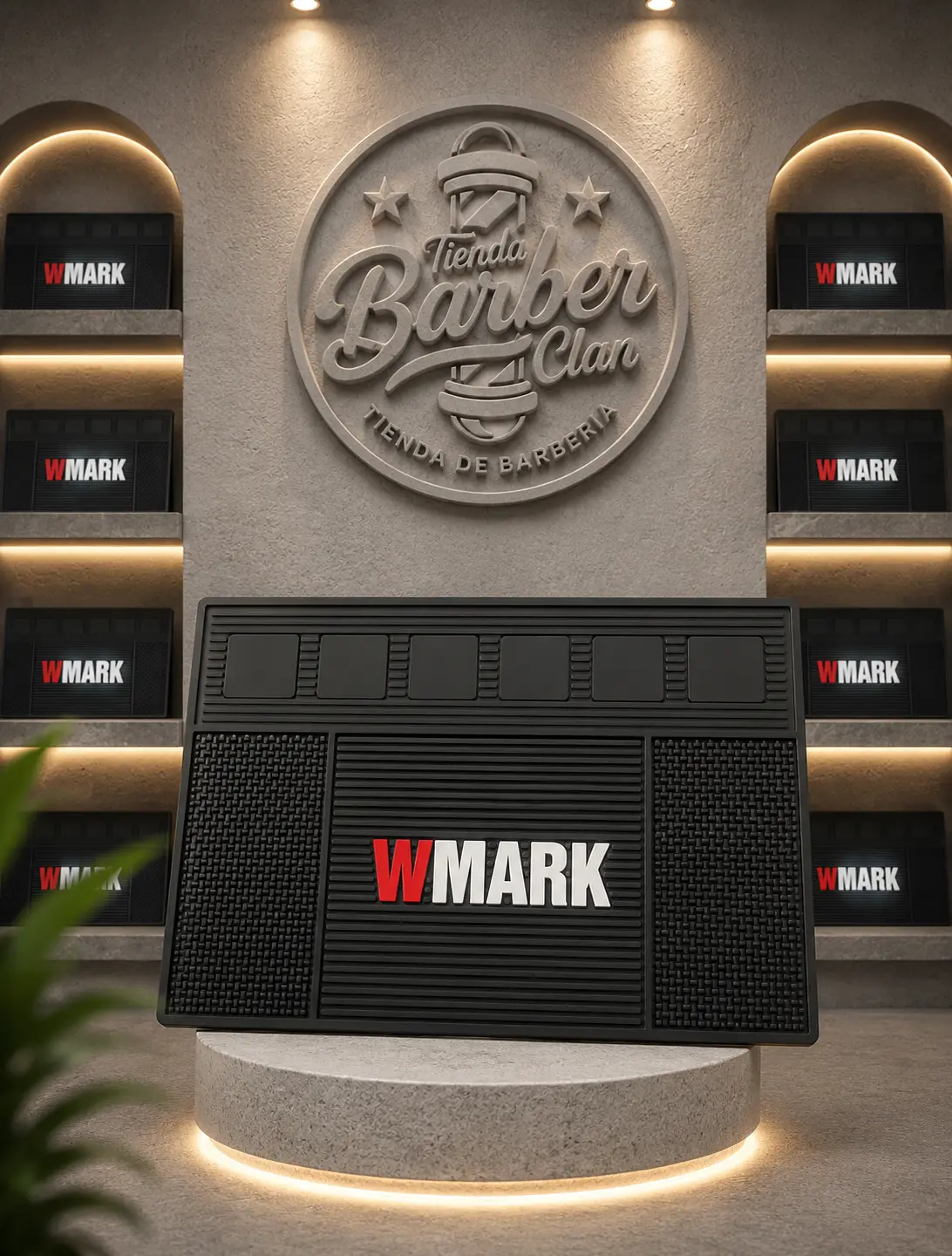 TAPETE FINO WMARK IMANTADO 6 PUESTOS WMARK TAPETES 0327618641 - Tienda Barber Clan