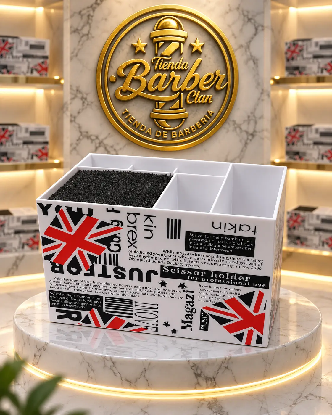 ORGANIZADOR TIJERAS Y CEPILLOS CHINA ACCESORIOS DE BARBERIA 8876428047 - Tienda Barber Clan