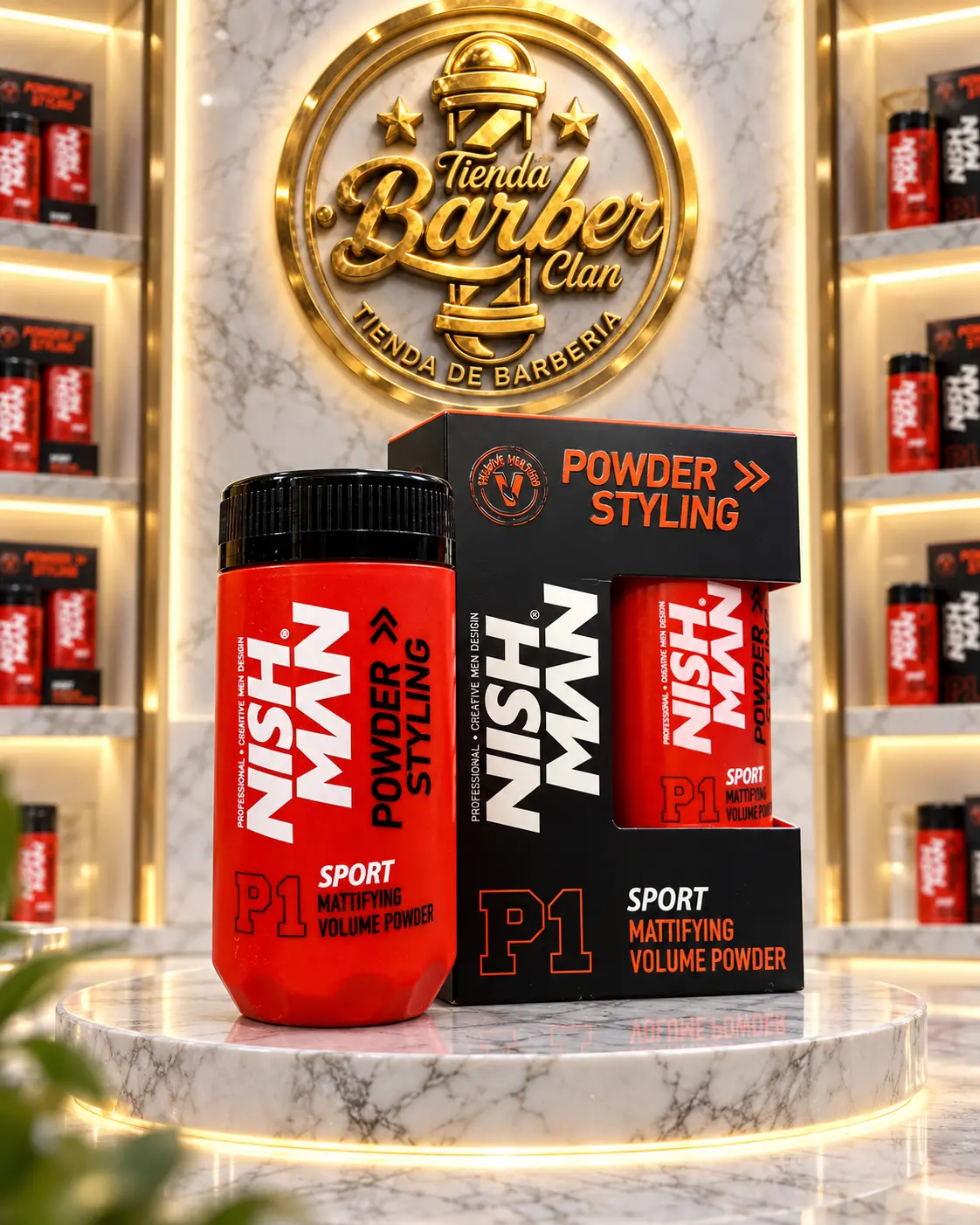 CERA EN POLVO P1 SPORT 20G NISHMAN CERAS EN POLVO 8684736671004 - Tienda Barber Clan