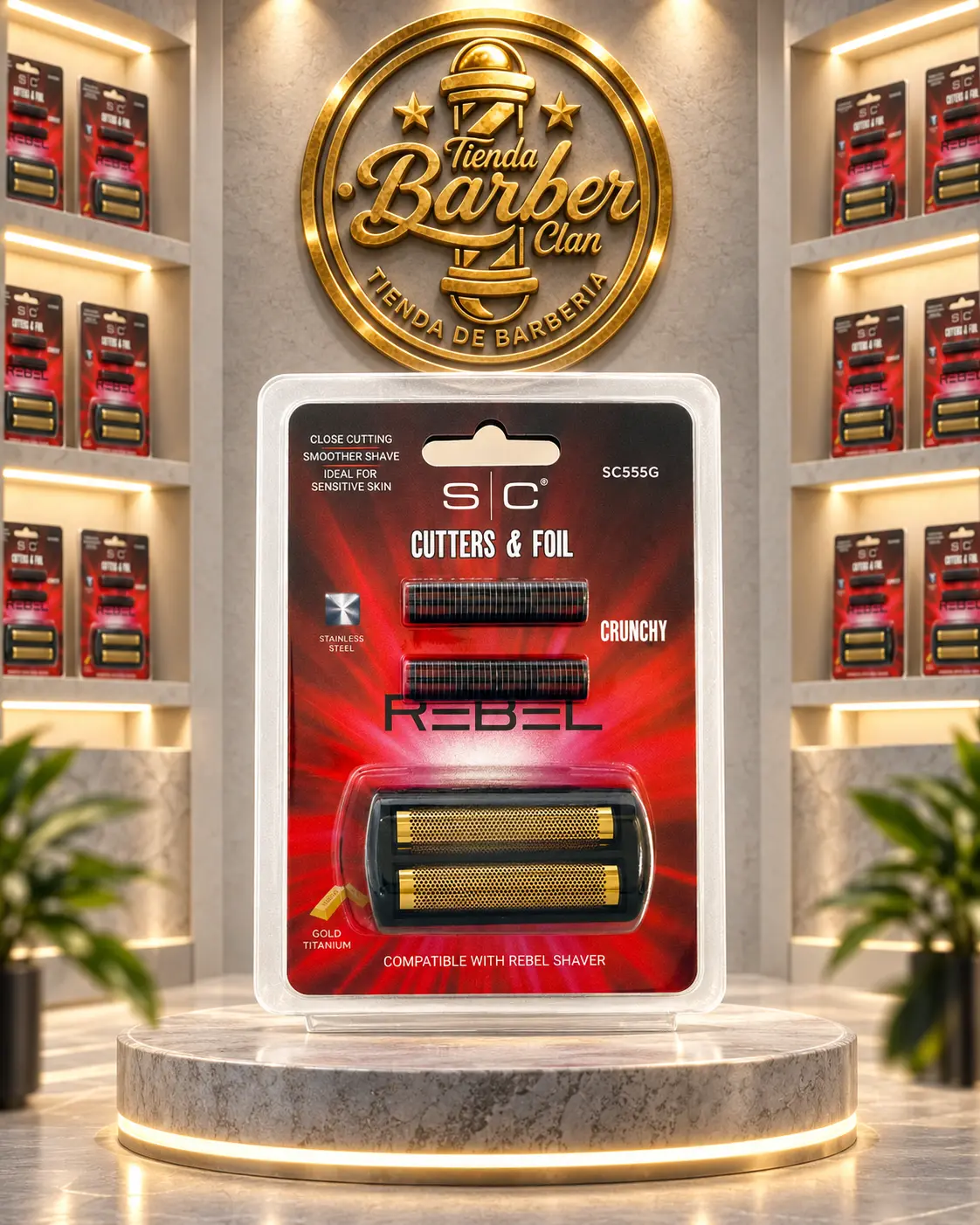 MALLA CUCHILLA SHAVER REBEL S/C CUCHILLAS Y REPUESTOS 810069134222 - Tienda Barber Clan