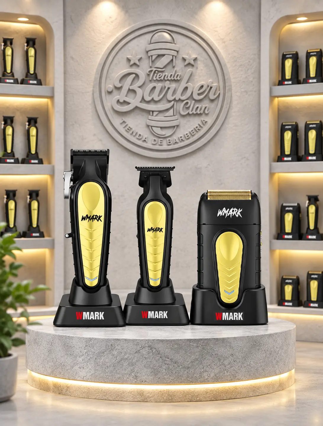 COMBO WMARK 3 EN 1 1638 WMARK MAQUINAS DE CORTE 6971196418754 - Tienda Barber Clan