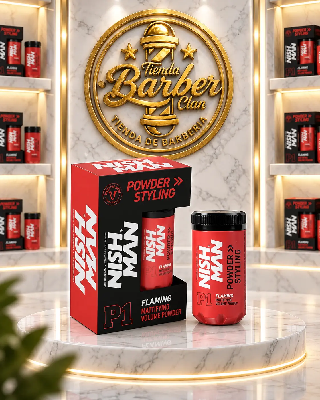 CERA EN POLVO FLAMING 20G NISHMAN CERAS EN POLVO 8684736671011 - Tienda Barber Clan