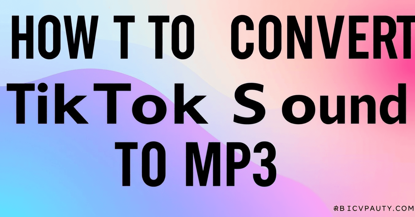 How to Convert TikTok Sound to MP3 in 2026 | SnapDownloader