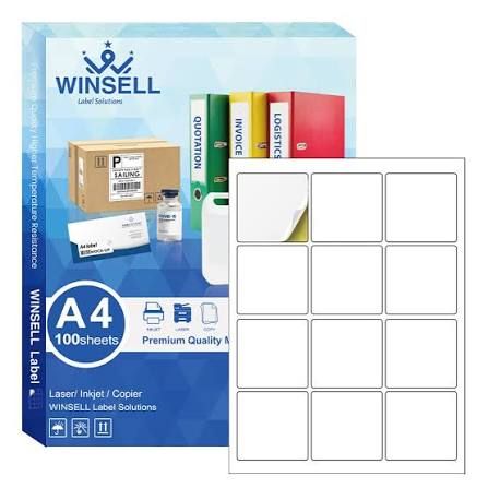 A4 Label Paper (Multi-Sticker Sheets) 2