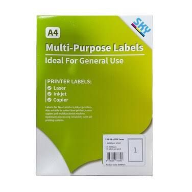 A4 Label Paper (Multi-Sticker Sheets) 3
