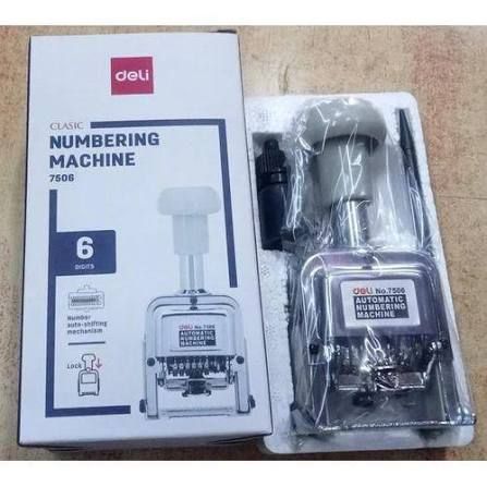 Deli 7506 Steel Numbering Machine (6-digit) 3