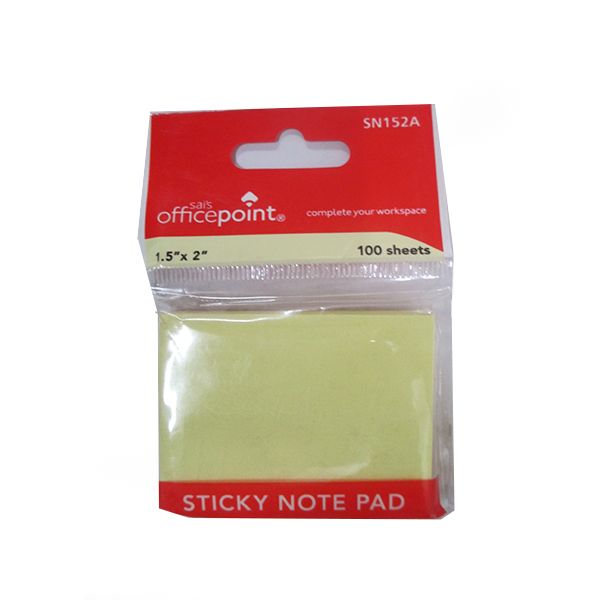 Deli A011 Stick-Up Notes 2"x1.5" 2
