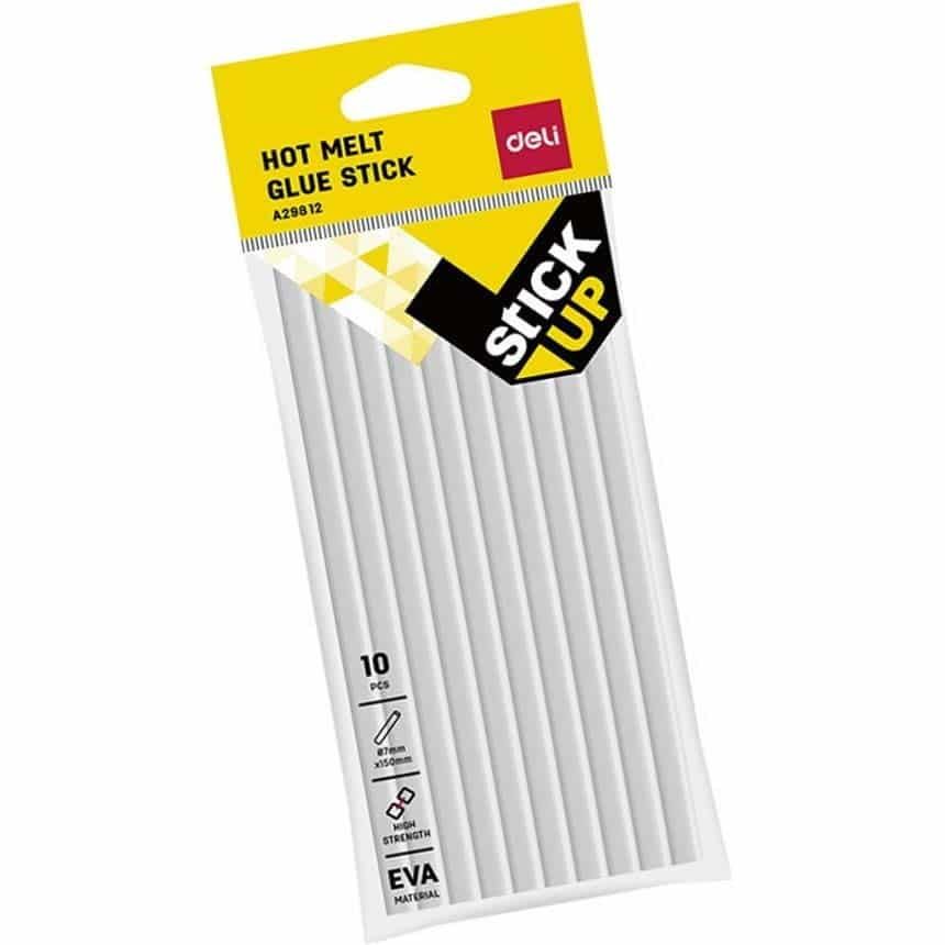 Deli A29812 Hot-Melt Glue Sticks 7x150mm (10/pkt)