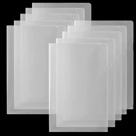 Deli E5707 L-Shape Folder Clear A4 160mic 4