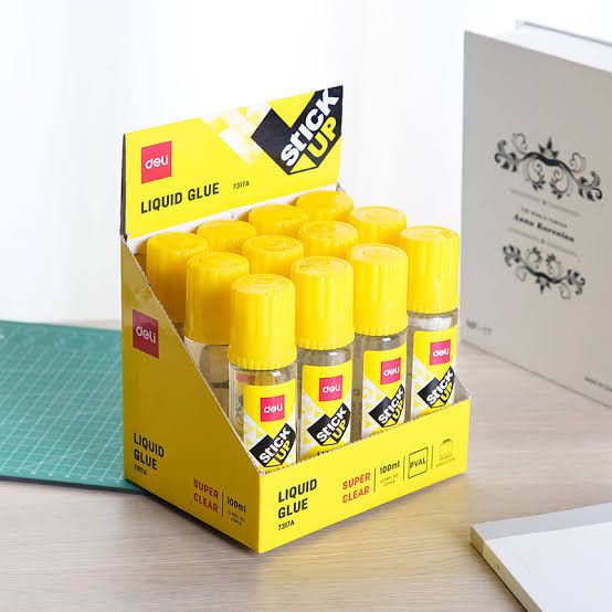 Deli E7303 Stick-Up Liquid Glue 125ml 1