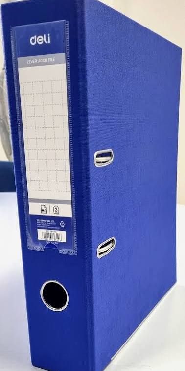 Deli F815-A4 Full PVC Box File - Black