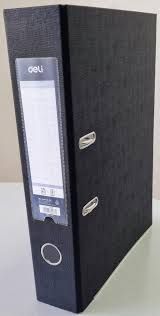 Deli F815-A4 Full PVC Box File - Black 1