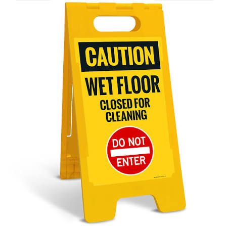 Floor Cleaning Signages (Wet Floor Signs) thumbnail 5