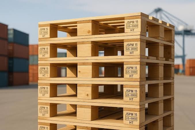 Wooden Pallets — ISPM-15 Compliant Export/Sea Pallets