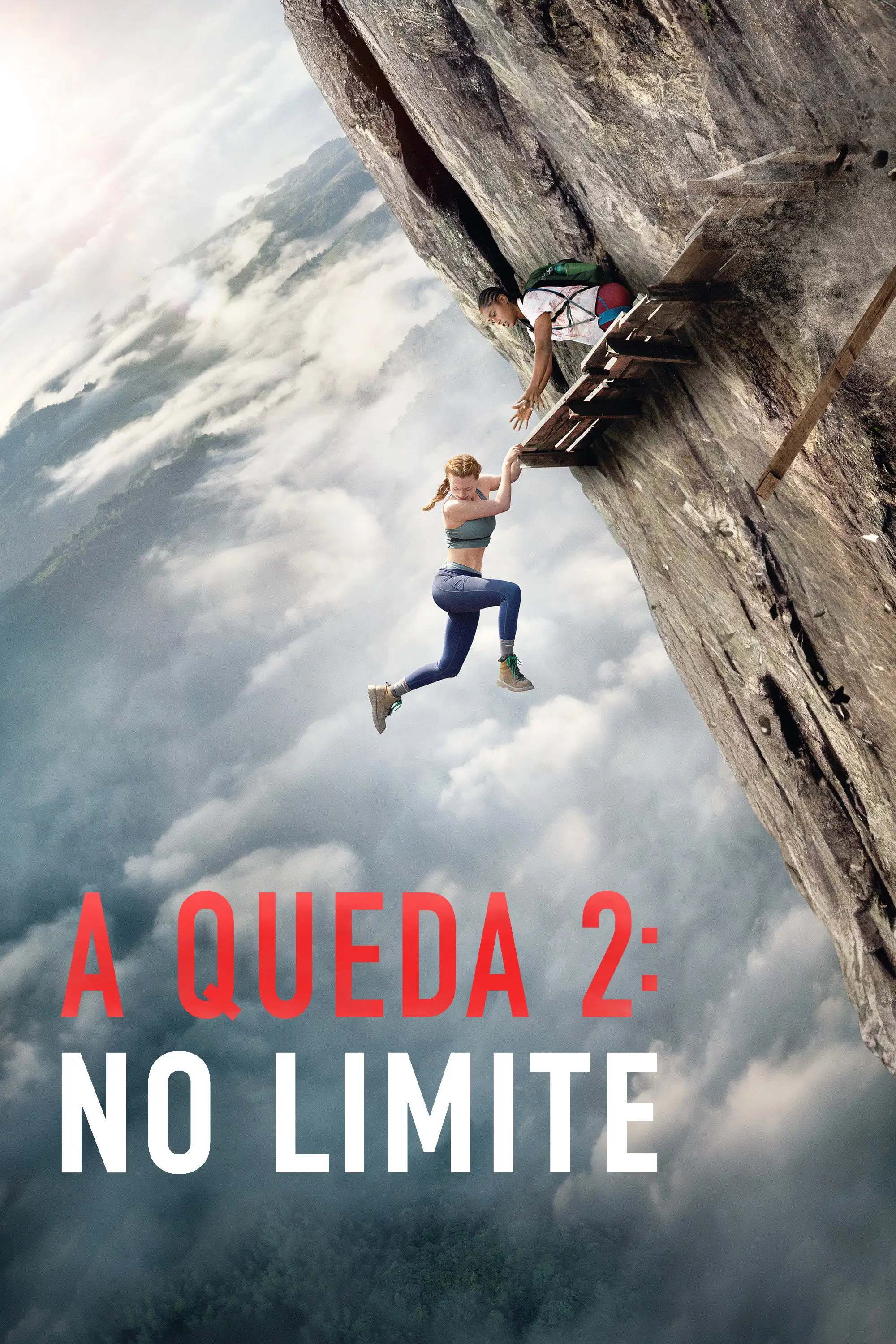 Capa de A Queda 2: No Limite traz Jax e Luce enfrentando a passarela de 3.000 metros na Tailândia
