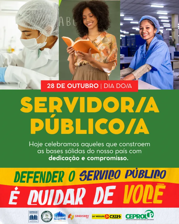 28 de outubro - Dia dos servidores e servidoras públicas