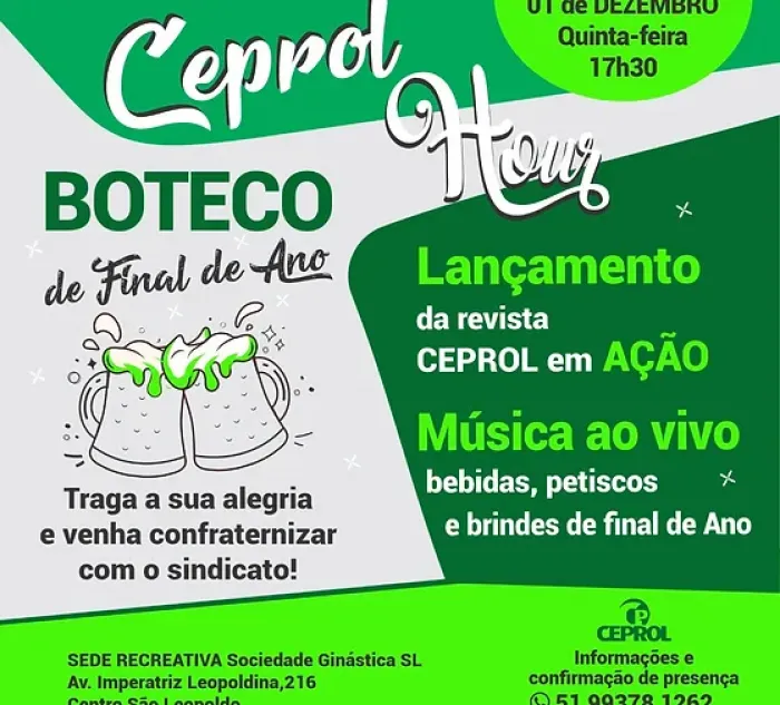 Ceprol Hour edição BOTECO de Final de Ano