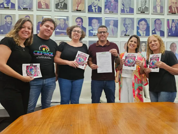 FALCÃO, FUTURO SECRETÁRIO DE EDUCAÇÃO, RECEBE A DIRETORIA DO CEPROL E ASSINA A CARTA COMPROMISSO COM A EDUCAÇÃO
