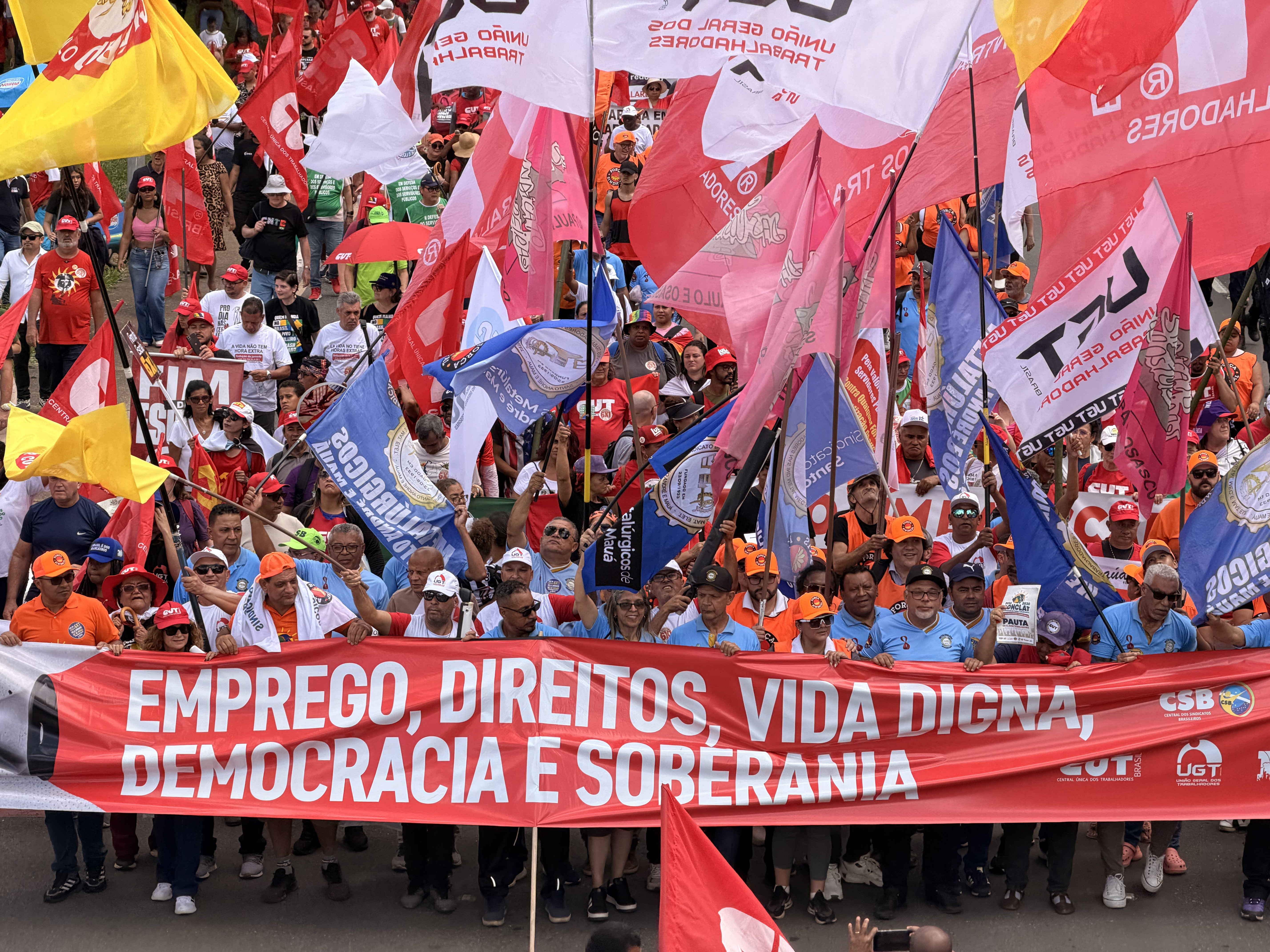 MARCHA DA CLASSE TRABALHADORA 2026: A NOSSA LUTA É O QUE MOVE O BRASIL!