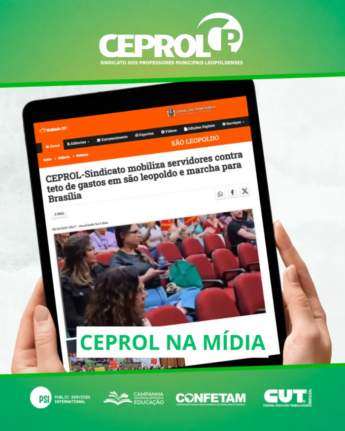 MOBILIZAÇÃO DO CEPROL NA MÍDIA
