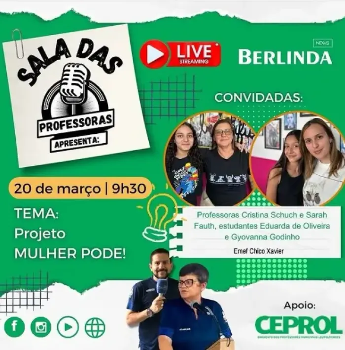 ‼️NOVIDADE‼️ 🎙️PROGRAMA SALA DE PROFESSORES/AS