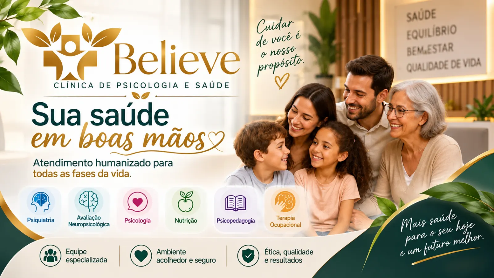 Believe – Clínica de Psicologia e Saúde em Porto Velho