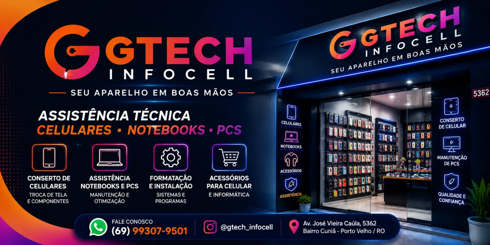 GTech Infocell – Seu aparelho em boas mãos!