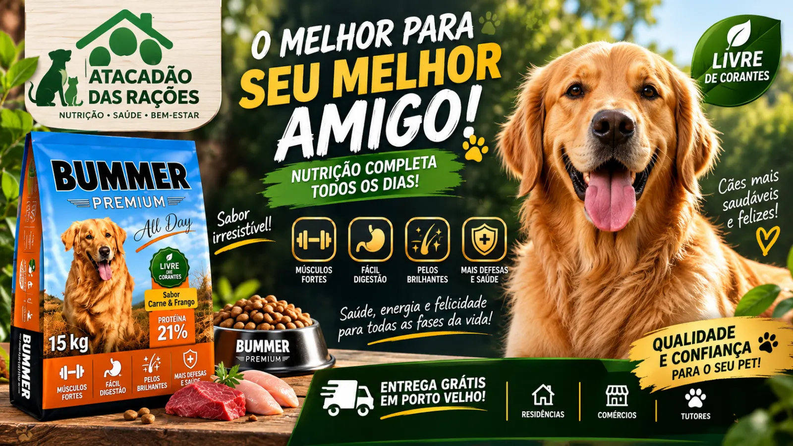 ATACADÃO DAS RAÇÕES – NUTRIÇÃO E QUALIDADE PARA O SEU MELHOR AMIGO!