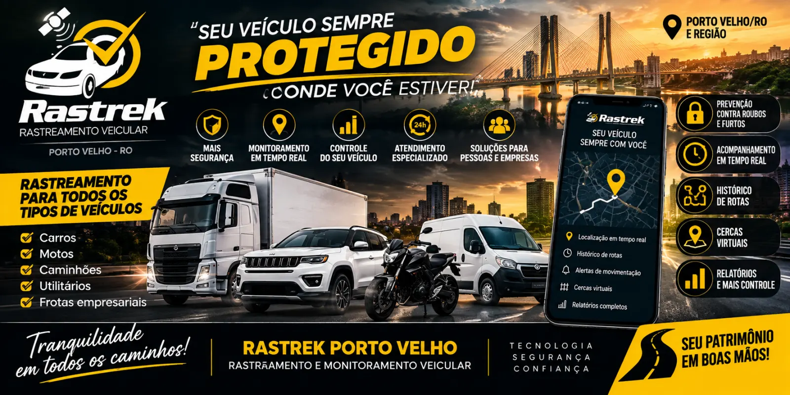 RASTREK Porto Velho – Rastreamento e Monitoramento Veicular