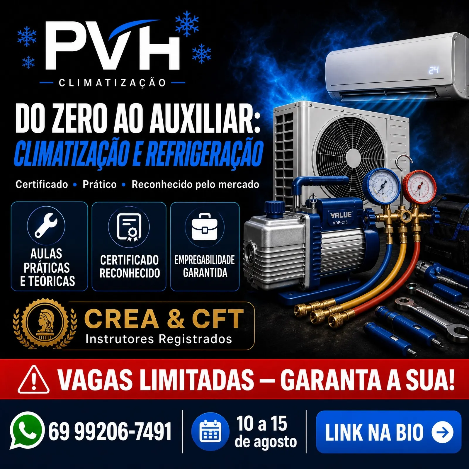 Da Teoria à Prática: Formação para Auxiliar de Refrigeração