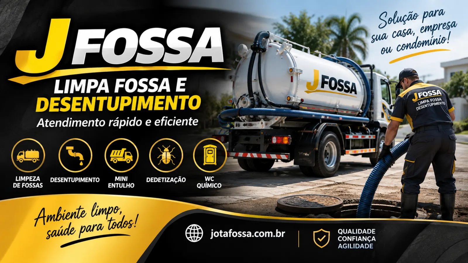 J FOSSA – LIMPA FOSSA E DESENTUPIMENTO