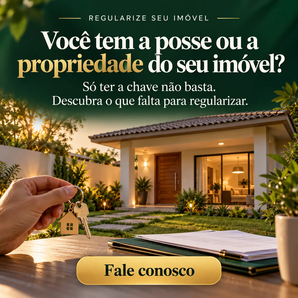 Você tem a posse ou a propriedade do seu imóvel?
