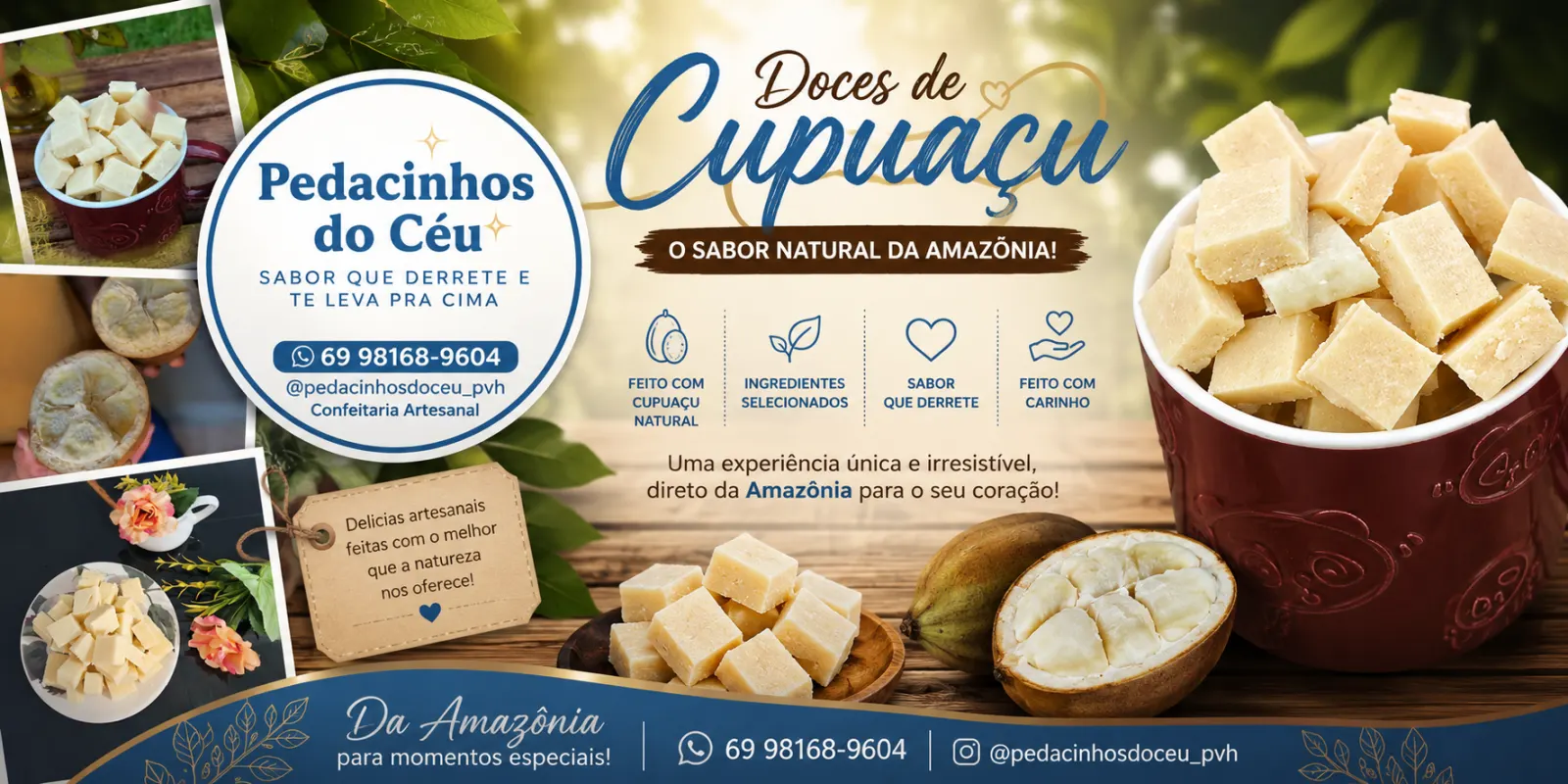 Pedacinhos do Céu – Sabor que Derrete e Te Leva pra Cima!