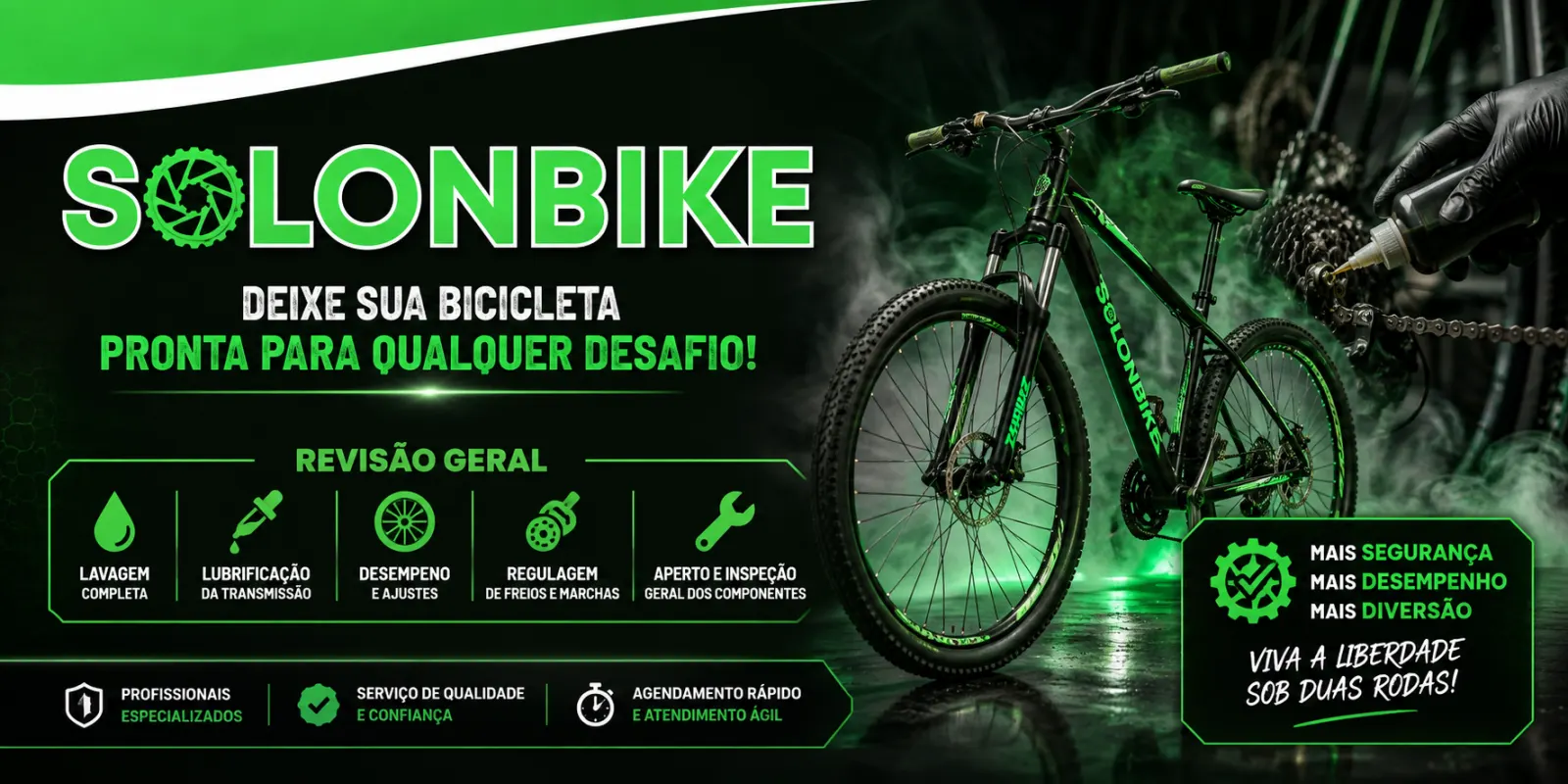 SOLONBIKE – Deixe sua bicicleta pronta para qualquer desafio!