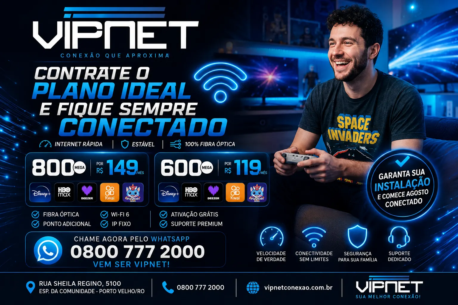 VIPNET – Conexão rápida para você ficar sempre conectado!