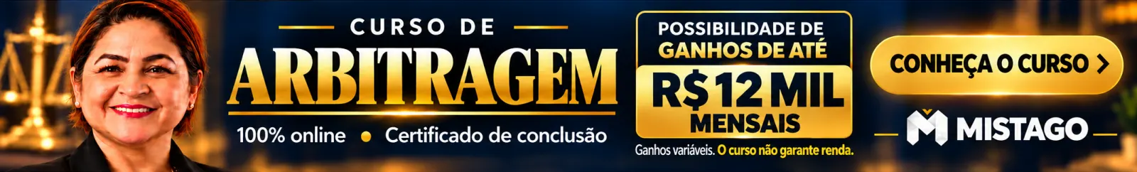 Curso Arbitragem - Banner Horizontal