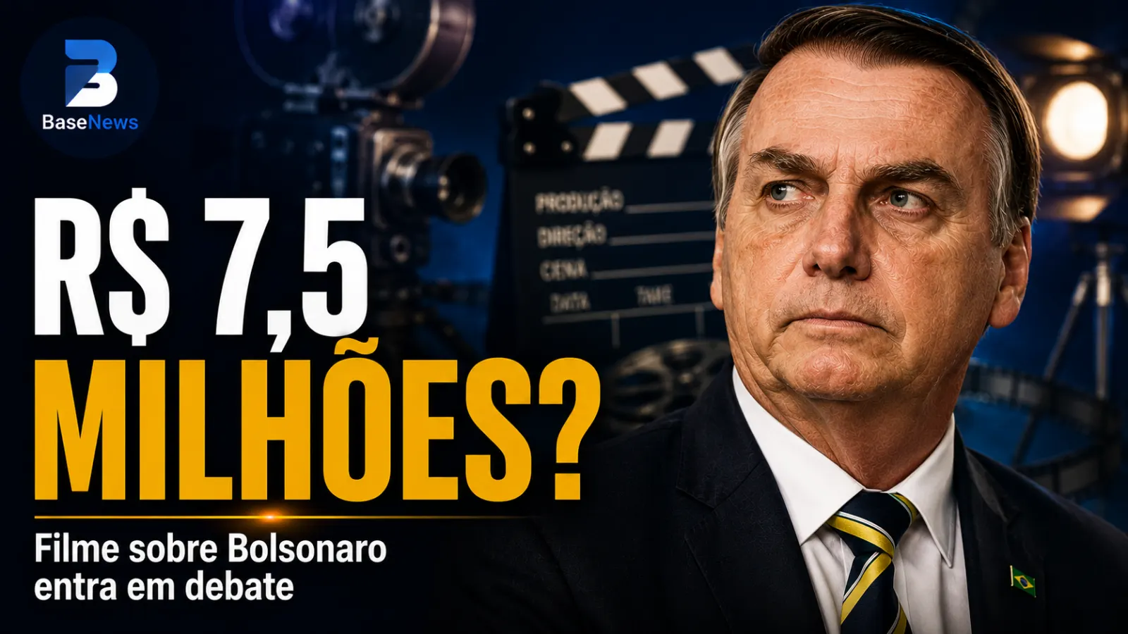 Segundo jornal, produtora declarou gasto de R$ 7,5 milhões em filme sobre Bolsonaro