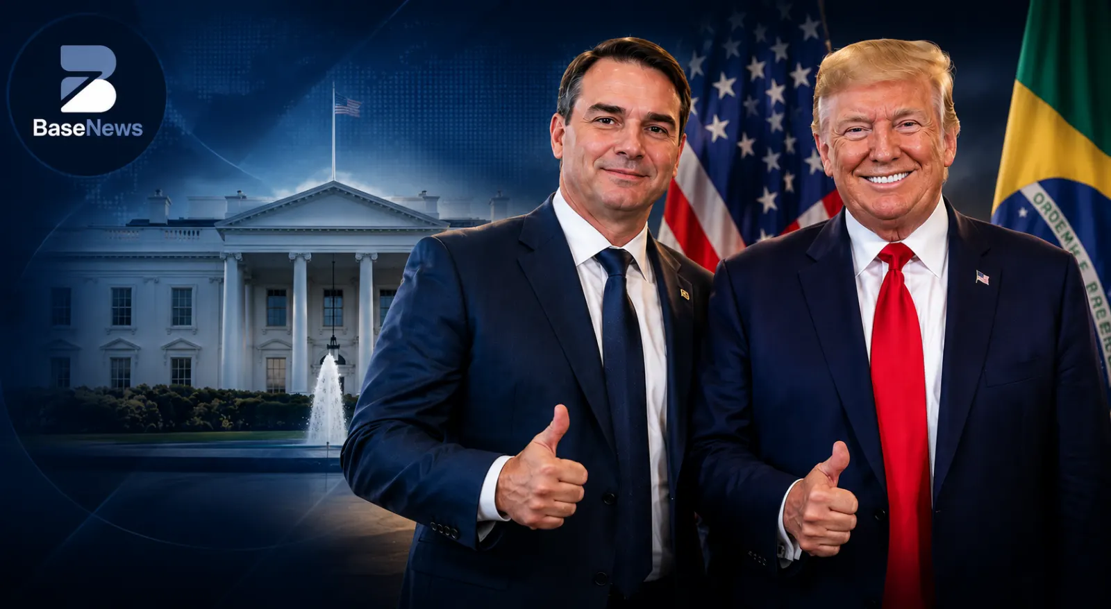 Flávio Bolsonaro pede a Trump que PCC e CV sejam tratados como organizações terroristas