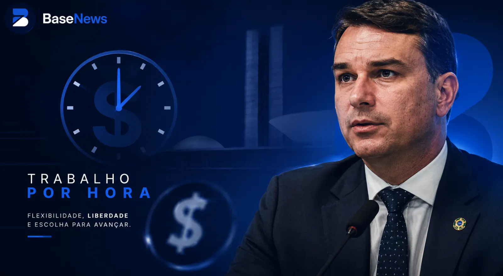 Flávio Bolsonaro propõe modelo flexível de trabalho e reacende debate sobre o fim da escala 6x1