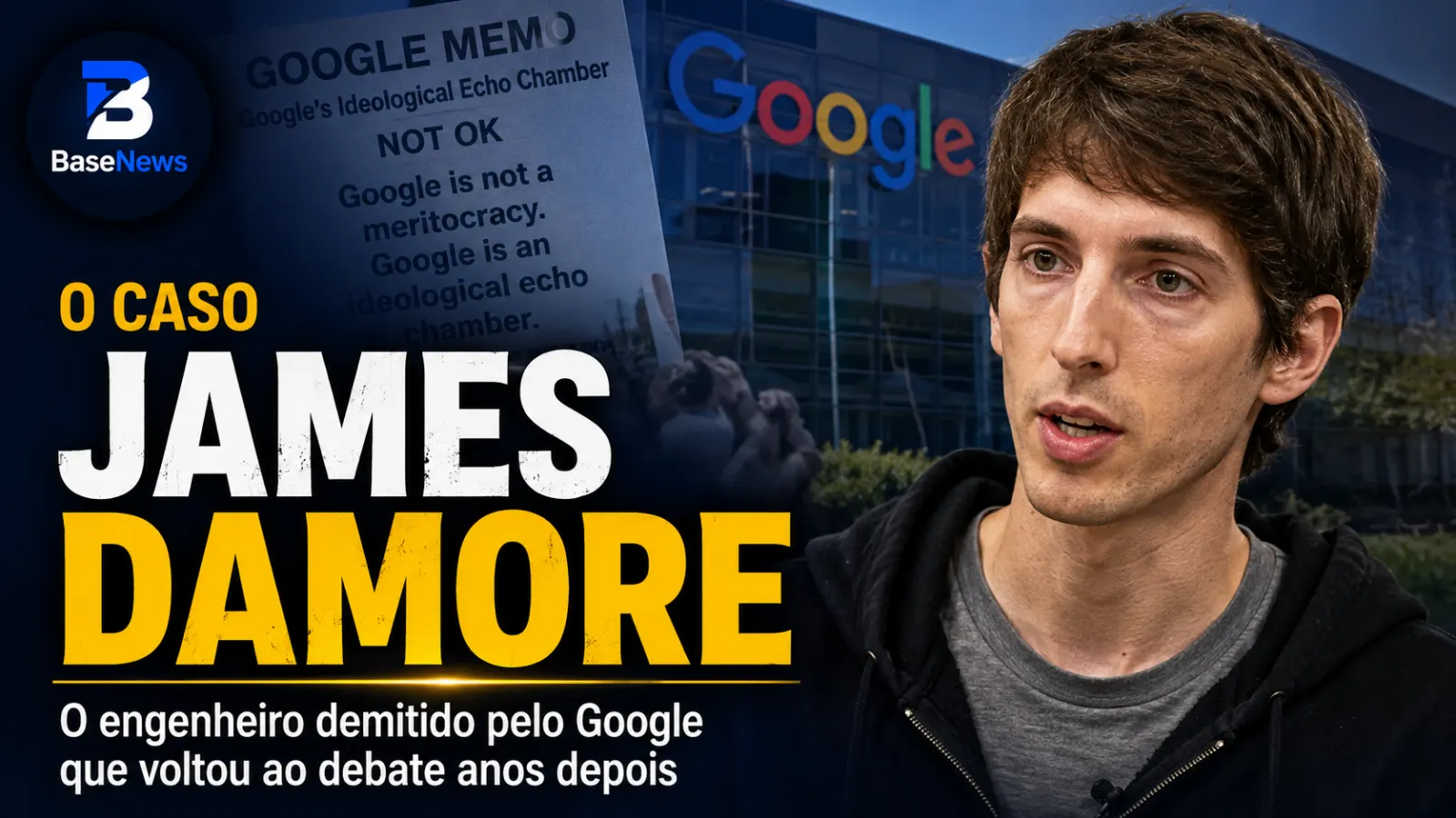 O caso James Damore: o engenheiro demitido pelo Google que voltou ao debate anos depois