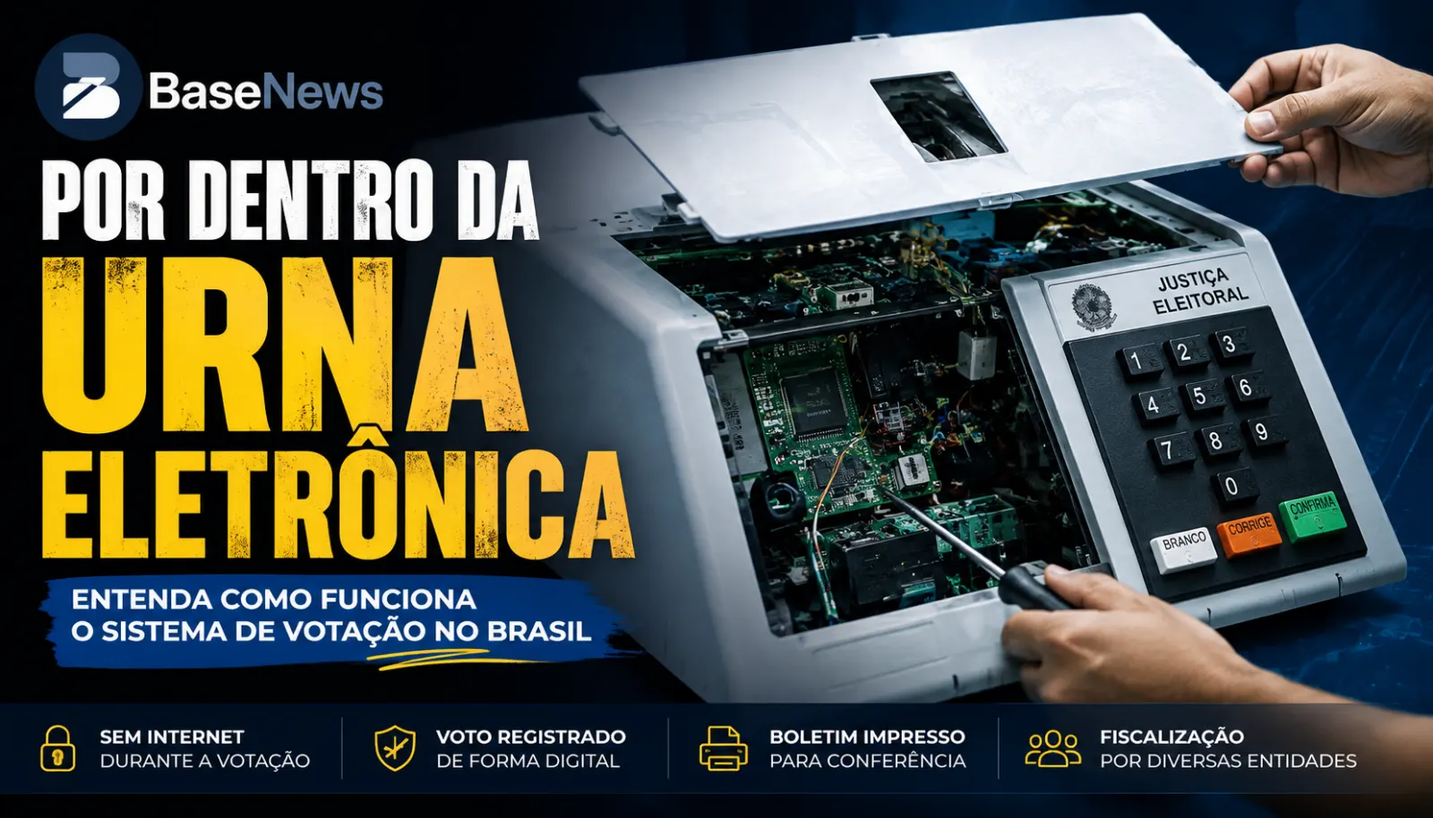 Por dentro da urna eletrônica: entenda como funciona o sistema de votação no Brasil