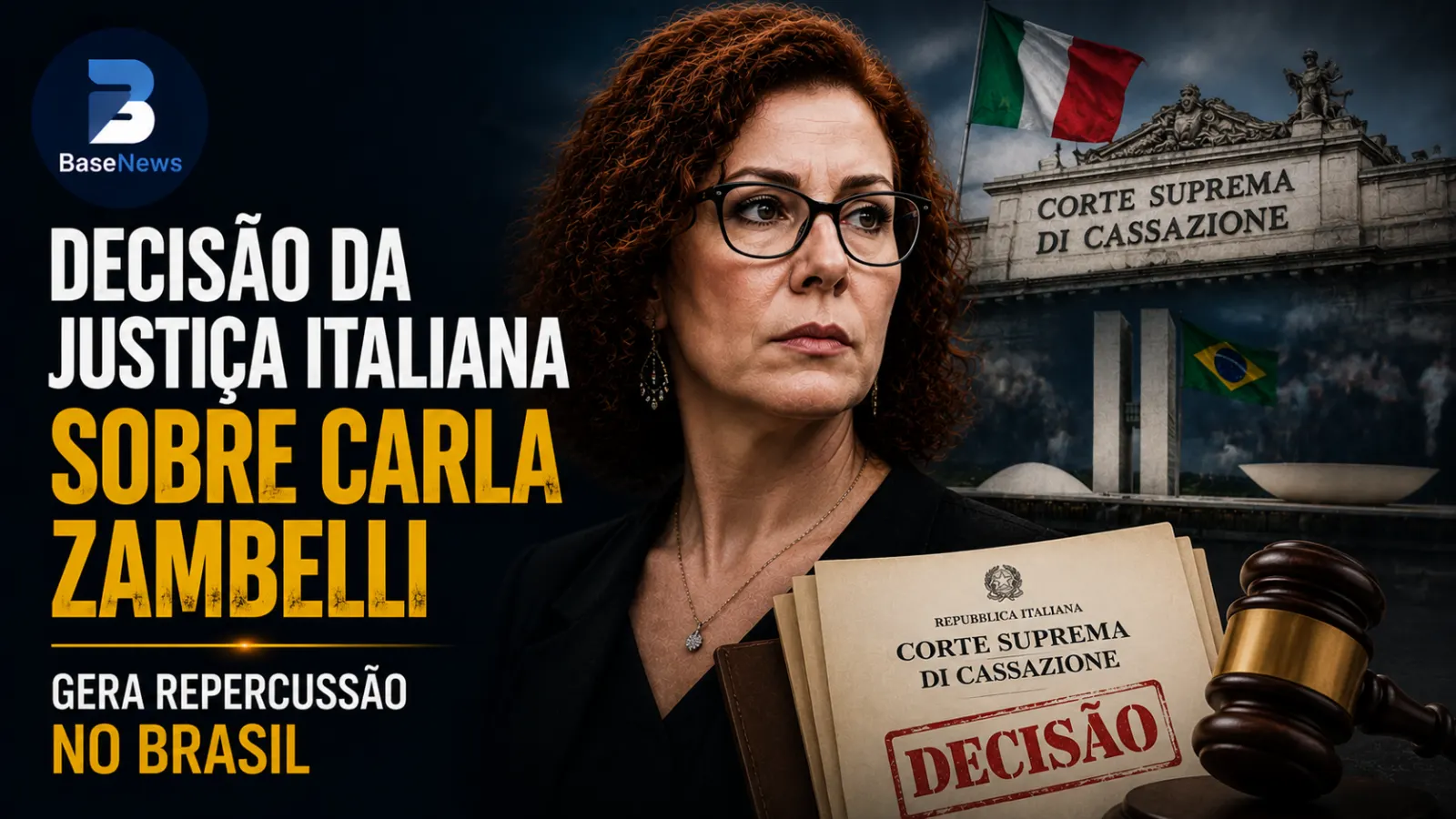 Decisão da Justiça italiana sobre Carla Zambelli gera repercussão no Brasil