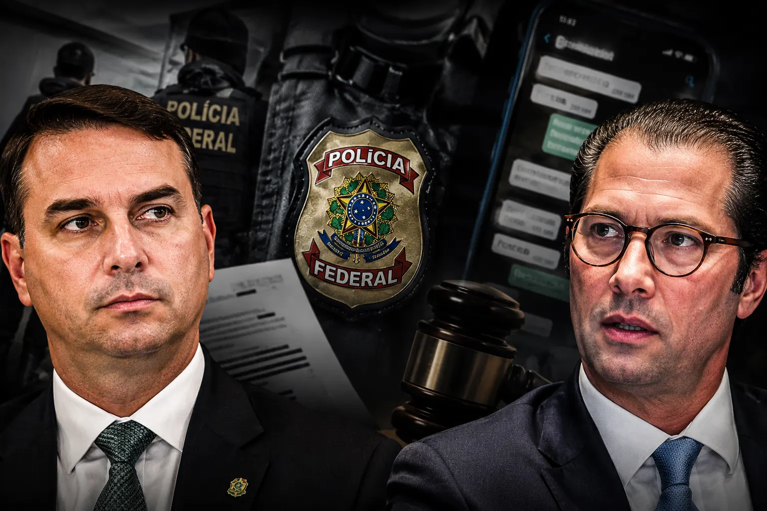 PF não confirma suposto relatório que inocentaria Flávio Bolsonaro e Daniel Vorcaro