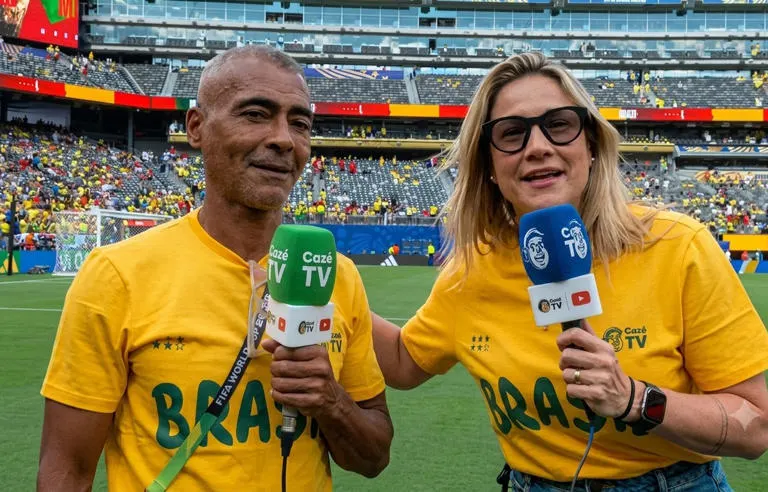 Romário responde Fernanda Gentil após momento que gerou repercussão na TV