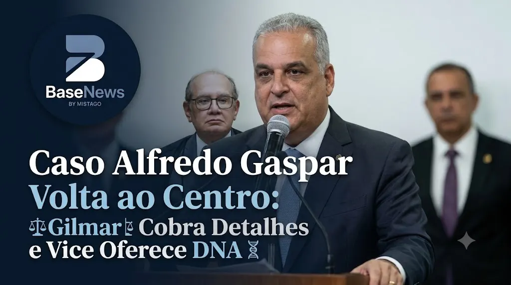 Caso Alfredo Gaspar volta ao centro da disputa: Gilmar cobra detalhes e vice de Flávio oferece DNA à Justiça