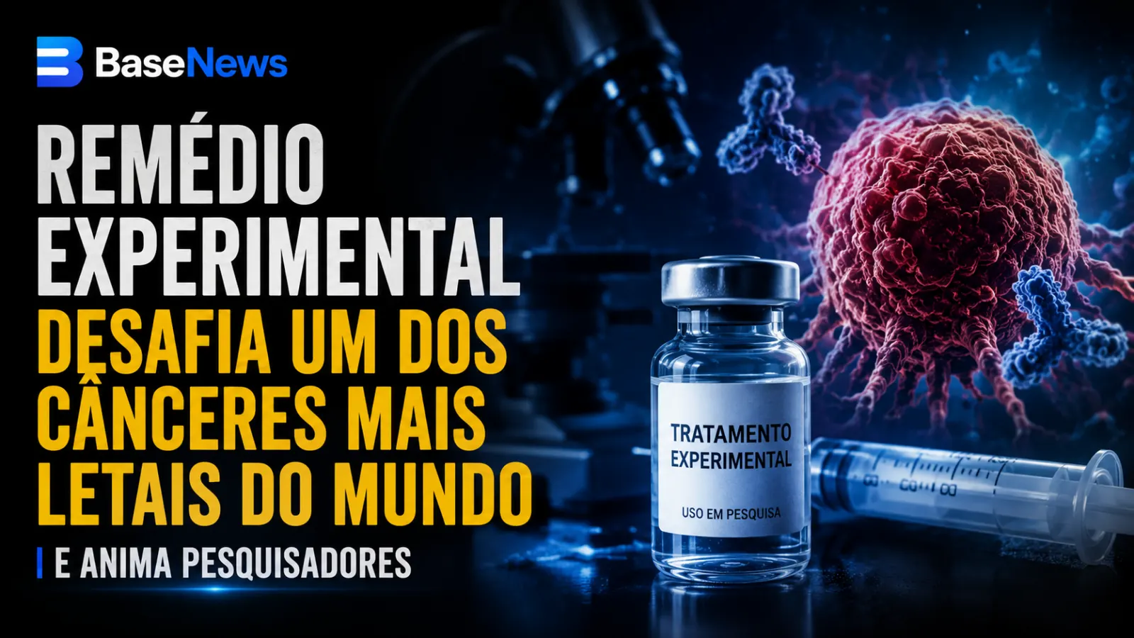 Nova esperança contra o câncer de pâncreas: medicamento experimental surpreende cientistas e aumenta sobrevida de pacientes