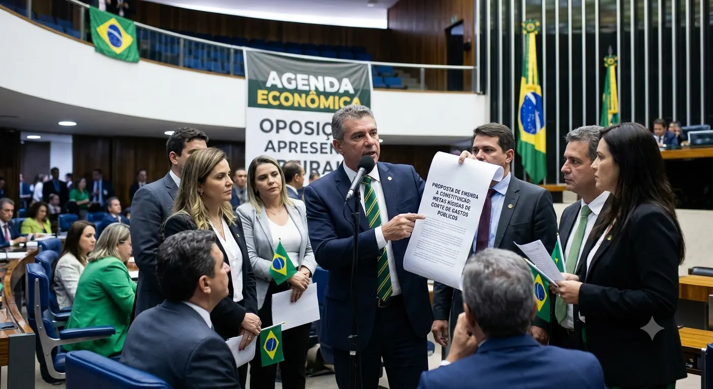 Agenda Econômica: Oposição apresenta proposta de emenda à Constituição para impor metas rígidas de corte de gastos públicos