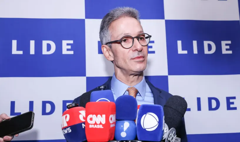 Zema diz que levará candidatura até o fim e quer vice com “ficha limpa”